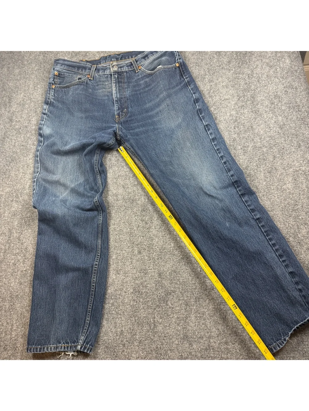 Levi's 505 Blue Denim Jeans, Size 38x32